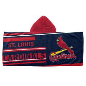 MLB 606 St Louis Cardinals - Juvy Hooded Towel, 22"X51"