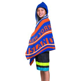 NHL 606 Islanders - Juvy Hooded Towel, 22"X51"