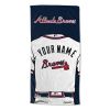 [Personalization Only] OFFICIAL MLB Jersey Personalized Beach Towel - Atlanta Braves