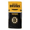 [Personalization Only] OFFICIAL NHL Jersey Personalized Beach Towel - Bruins