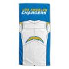 [Personalization Only] OFFICIAL NFL Jersey Personalized Beach Towel - Los Angeles Chargers