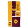 [Personalization Only] OFFICIAL NFL Colorblock Personalized Beach Towel - Washington