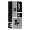 [Personalization Only] OFFICIAL NHL Colorblock Personalized Beach Towel - Los Angeles Kings