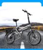 ZHENGBU K6 16" dual full suspension electric bicycle 36v 48v 400w mini ebike 16 inch folding kids electric bike