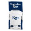 [Personalization Only] OFFICIAL MLB Jersey Personalized Beach Towel - Tampa Bay Rays