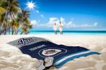 [Personalization Only] OFFICIAL NHL Jersey Personalized Beach Towel - Winnipeg Jets