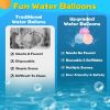 12Pcs Reusable Water Balloons Refillable Silicone Water Bombs for Water Games Water Balls for Summer Fun