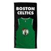 [Personalization Only] OFFICIAL NBA Jersey Beach Towel - Boston Celtics