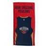 [Personalization Only] OFFICIAL NBA Jersey Beach Towel - New Orleans Pelicans