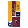 [Personalization Only] OFFICIAL NBA Colorblock Personalized Beach Towel - Cleveland Cavaliers