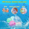 12Pcs Reusable Water Balloons Refillable Silicone Water Bombs for Water Games Water Balls for Summer Fun