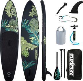 Susiebay Inflatable Paddle Board ;  11ft Stand UP Paddle Board Traveling Board ;  Sup Board (size: 11'*32"*6")