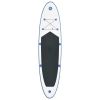 Stand Up Paddle Board Set SUP Surfboard Inflatable Blue and White